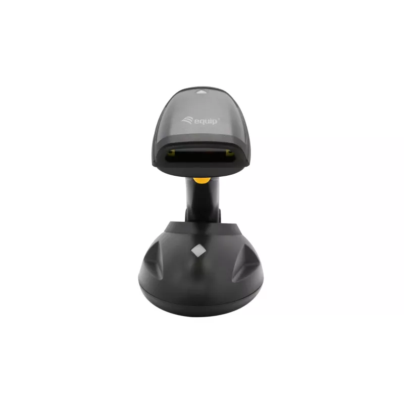 Equip draadloze 1D laser-barcodescanner, groot bereik, met standaard