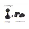 Equip draadloze 1D laser-barcodescanner, groot bereik, met standaard