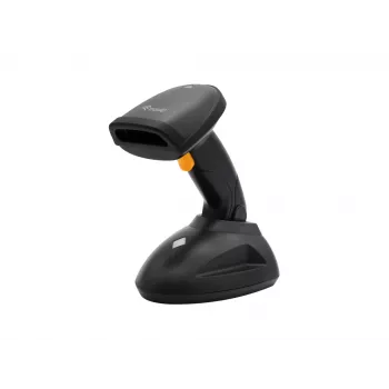 Equip draadloze handheld 2D-barcodescanner met groot bereik en standaard