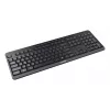 Toetsenbord Cherry Stream ultimate — full-size USB, RF draadloos & Bluetooth, QWERTY Engels, LED-achtergrondverlichting, zwart