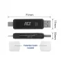 Kaartlezer ACT USB-C/USB-A 3.0 zwart