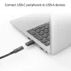 USB-A-stekker naar USB-C-bus adapter ACT AC7376 zwart