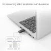 USB-A-stekker naar USB-C-bus adapter ACT AC7376 zwart
