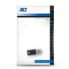 USB-A-stekker naar USB-C-bus adapter ACT AC7376 zwart
