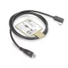 ACT USB 3.0 10Gbps 60W USB Type-C (recht) naar USB Type-C (links/rechts haaks) kabel, 0,5 meter