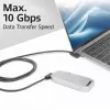 ACT USB 3.0 10Gbps 60W USB Type-C® (links/rechts haaks) naar USB Type-C® (links/rechts haaks) kabel, 2 meter