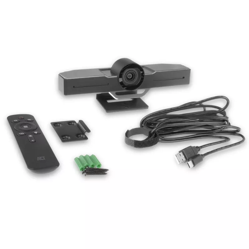 ACT Full HD-conferentiecamera met microfoon, pan-, tilt- en zoomfunctie