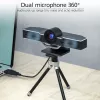 ACT Full HD-conferentiecamera met microfoon, pan-, tilt- en zoomfunctie
