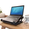 ACT laptopstandaard, met ventilator, 5-voudig in hoogte verstelbaar, 2-poorts hub