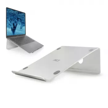 Laptopstandaard ACT AC8115 aluminium grijs 190x260x90 mm
