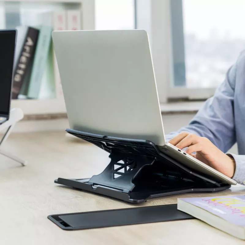 Laptopstandaard ACT AC8150 opvouwbaar 7 instelbare hoogtes zwart