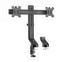 ACT dual-monitorarm kantoor snelle hoogteverstelling klem/doorvoer 14 kg