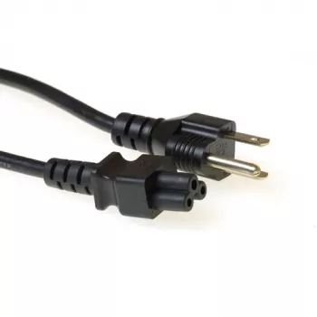 Stroomsnoer ACT netsnoer USA-stekker - C5 zwart 1,8 m