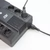 ACT netsnoer CEE 7/7 stekker (haaks) - C13 IEC Lock zwart 5 m, EL269S
