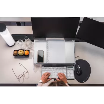 BakkerElkhuizen FlexDesk 640 met ComfortRead in hoogte verstelbaar bureau