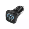 Voeding CHOETECH C0051 dual USB-A 36W QC3.0, zwart