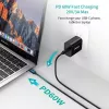 USB-kabel Choetech CC0002 USB 2.0 1m USB-C zwart