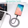 USB-kabel Choetech CC0002 USB 2.0 1m USB-C zwart