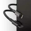 Kabel Baseus Tungsten Gold 1 m zwart Lightning naar USB-C
