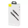 Kabel Baseus Tungsten Gold 2 m zwart Lightning USB-C