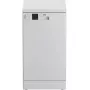 Smal vrijstaande vaatwasser BEKO DVS05024W — 10 couverts, 45 cm, 49 dB, energieklasse E