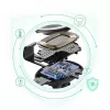 Autohouder voor telefoon CHOETECH T536-S met 10W draadloos laden, montage op dashboard/voorruit