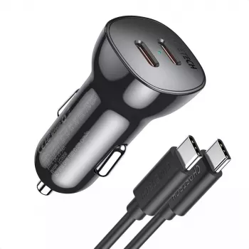 Indoor-oplader Choetech TC0008 zwart sigarettenaansteker snelopladen