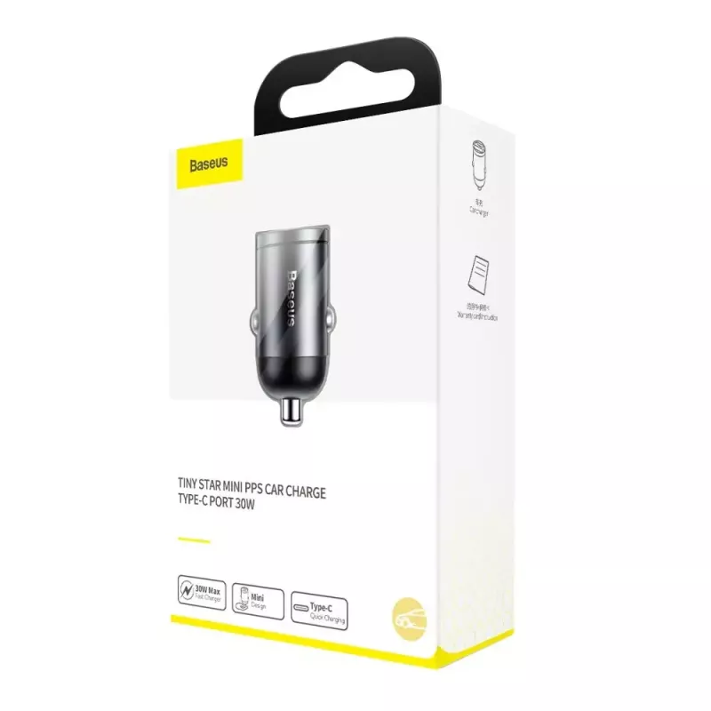 Wandlader Baseus VCHX-B0G 30W met QC4.0- en PD3.0-ondersteuning