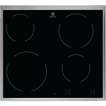 Electrolux EHF6240XXK zwart inbouw 57,6 cm keramische kookplaat 4 zone(s)