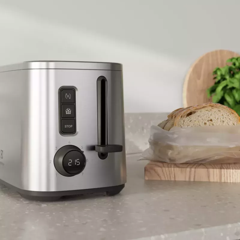 Electrolux Create 5 E5T1-4ST broodrooster, 2 sneetjes, 800 W, roestvrij staal