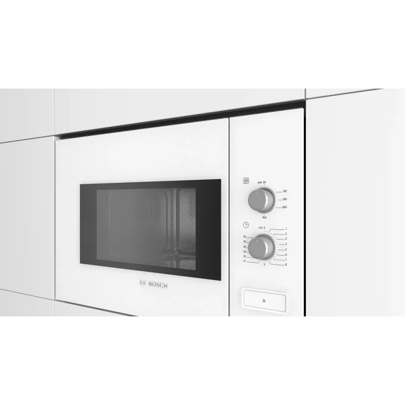 Inbouwmagnetron Bosch Serie 4 BFL520MW0 – 20 L, 800 W, wit