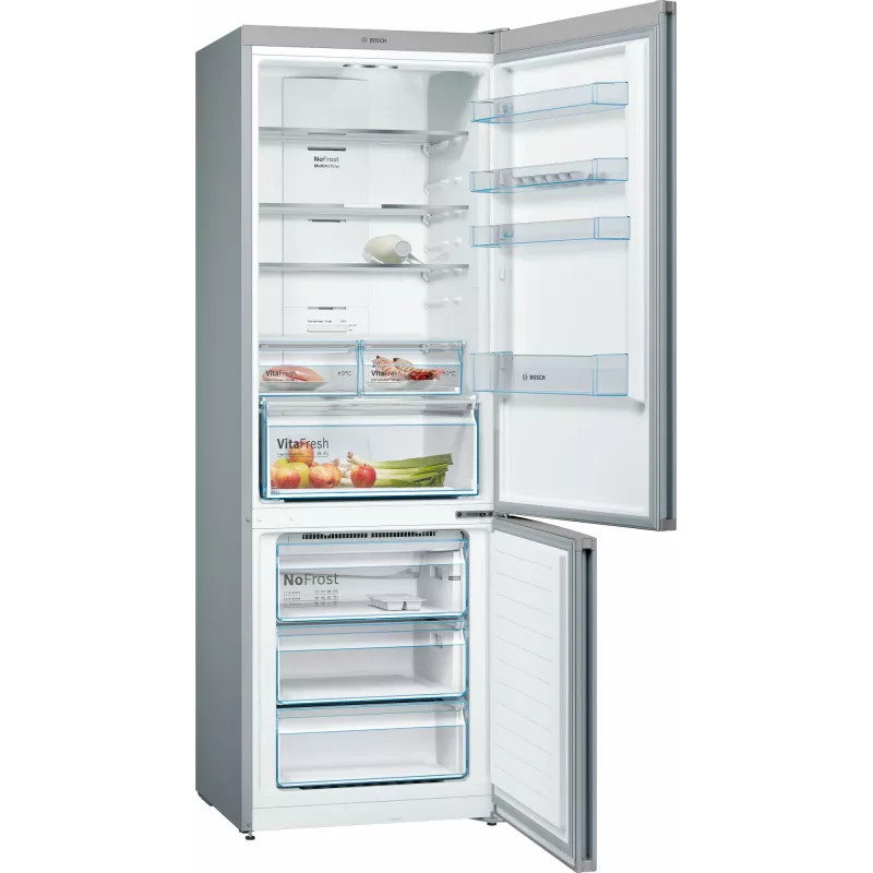 Bosch Serie 4 KGN49XLEA koel-vriescombinatie vrijstaand 438 L roestvrijstaal