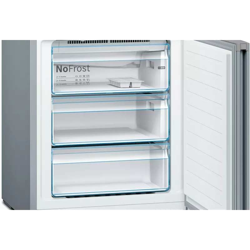 Bosch Serie 4 KGN49XLEA koel-vriescombinatie vrijstaand 438 L roestvrijstaal