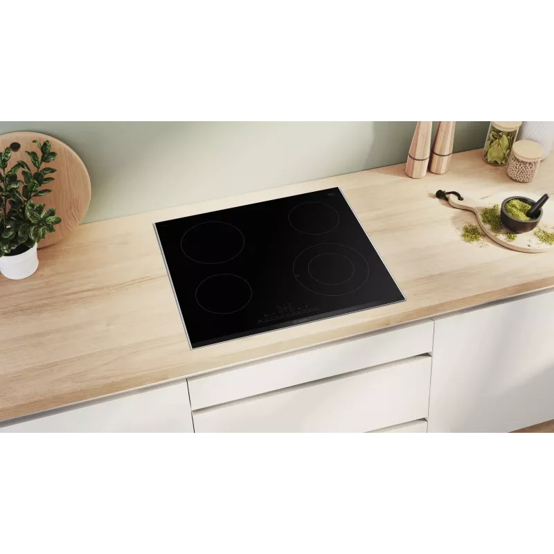 Bosch Serie 6 PKF675FP2E kookplaat zwart inbouw 60 cm keramische kookplaat 4 zone(s)