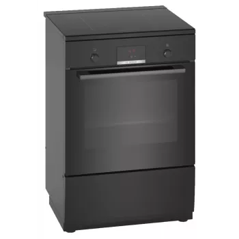 Bosch Serie 4 HLN39A060U fornuis vrijstaand fornuis elektrische kookplaat zone-inductiekookplaat zwart