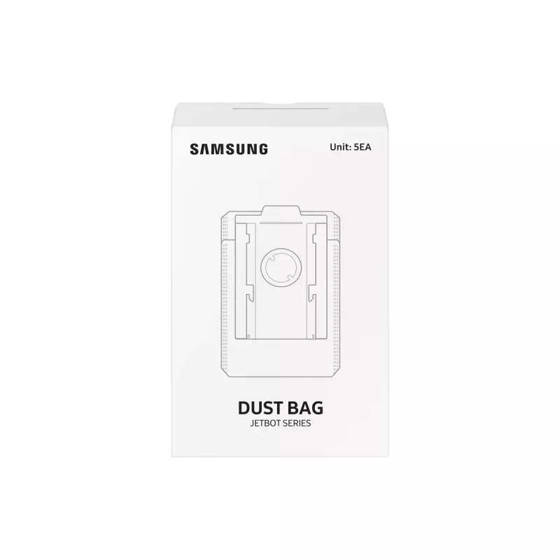 Stofzakken Samsung VCA-RDB95 voor robotstofzuiger wit 5 stuks