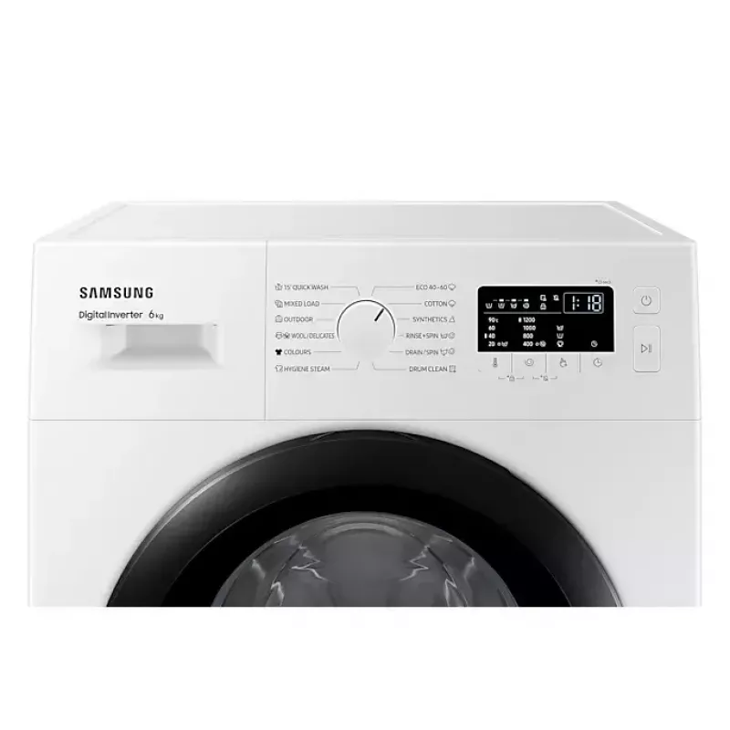 Samsung WW60A3120BE/LE wasmachine frontlader 6 kg 1200 t/min wit