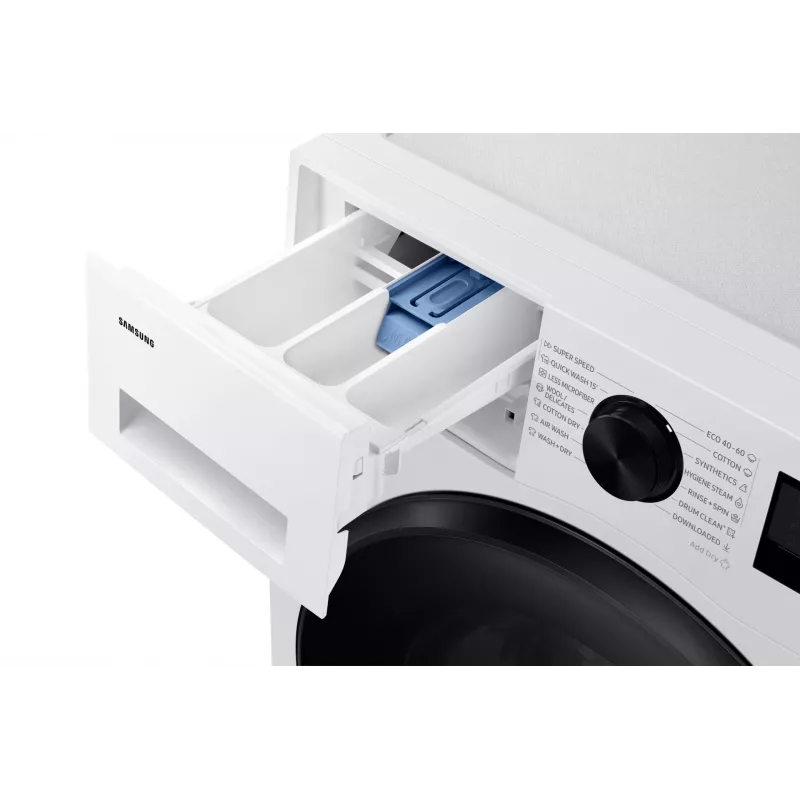 Samsung WD90DG5G34BELE wasdroogcombinatie frontlader vrijstaand wit