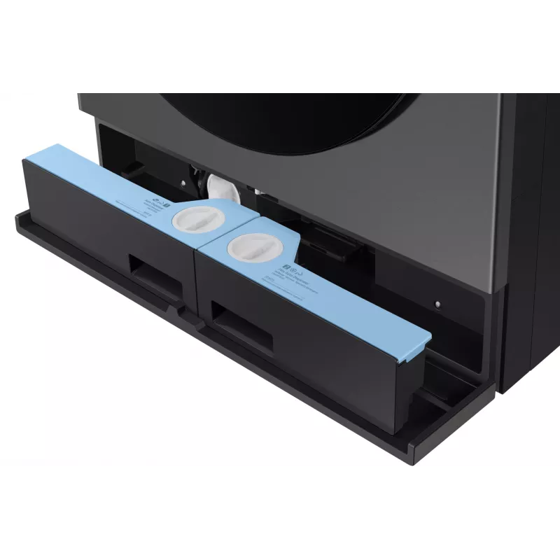 Samsung WD18DB8995BZ was-droogcombinatie vrijstaand frontlader RVS A