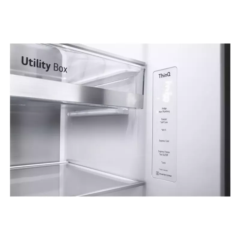 LG InstaView™ ThinQ™ GSXV91MCAE American koel-vriescombinatie 635 L