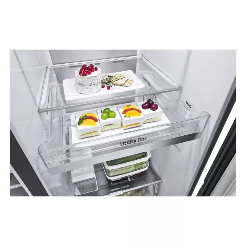 LG InstaView™ ThinQ™ GSXV91MCAE American koel-vriescombinatie 635 L
