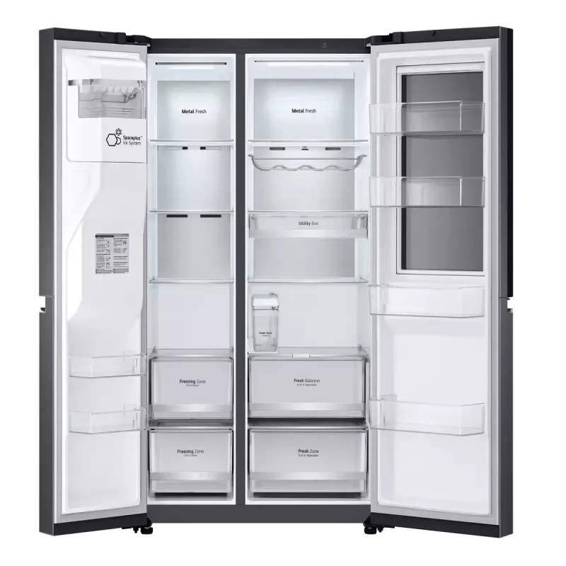 LG InstaView™ ThinQ™ GSXV91MCAE American koel-vriescombinatie 635 L