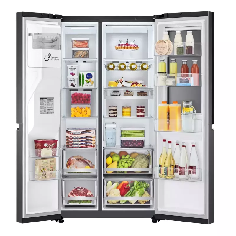 LG InstaView™ ThinQ™ GSXV91MCAE American koel-vriescombinatie 635 L
