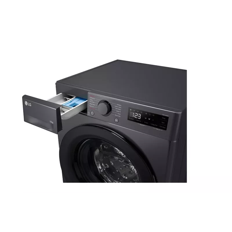LG F4WR510SBM wasmachine frontlader 10 kg 1360 t/min zwart