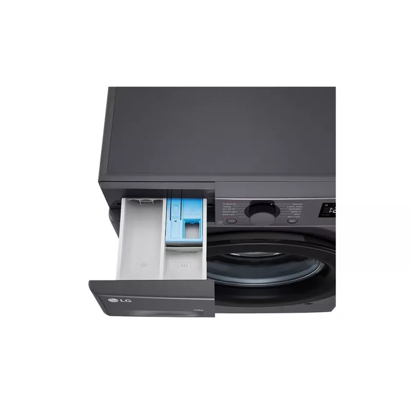LG F4WR510SBM wasmachine frontlader 10 kg 1360 t/min zwart