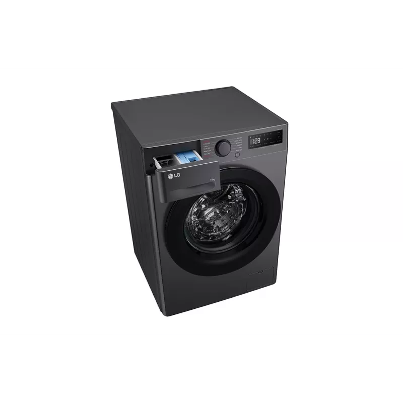 LG F4WR510SBM wasmachine frontlader 10 kg 1360 t/min zwart