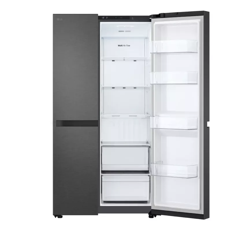 LG GSBC40EPPE side-by-side koelkast vrijstaand 664 L E zwart