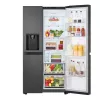 LG GSLC41EPPE side-by-side koelkast vrijstaand 641 L zwart