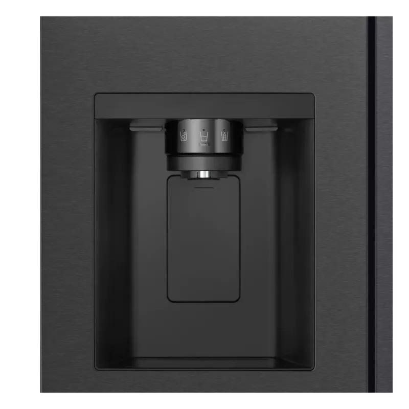 LG GSLC41EPPE side-by-side koelkast vrijstaand 641 L zwart