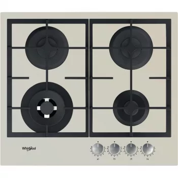 Whirlpool AKTL 629/S zilver inbouw gasfornuis 4 zone(n)